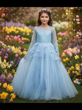 Mariposa Gown Blue Trish Scully